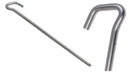 Tent Pegs SUPA PEG Gal Galvanized Hi Tensile Key Head 8mm x 300mm