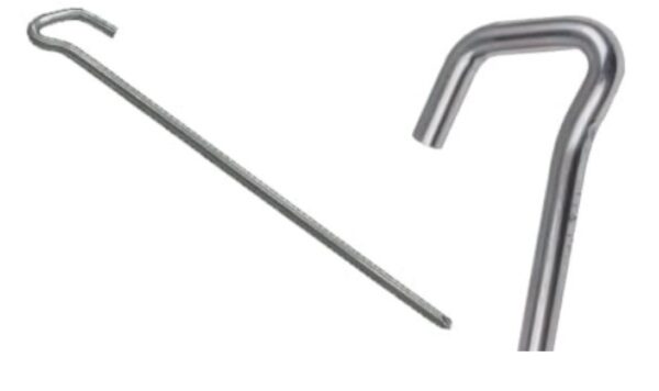 Tent Pegs SUPA PEG Gal Galvanized Hi Tensile Key Head 8mm x 300mm