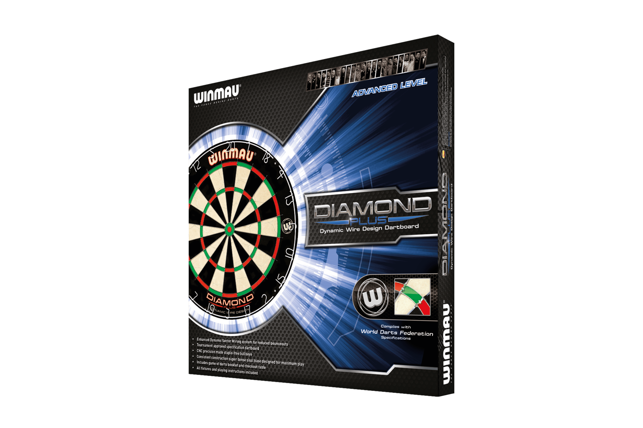 WINMAU PDS Diamond Plus Dartboard + Formula Aluminium Cabinet + Darts Set 4 WINMAU PDS Diamond Plus Dartboard + Formula Aluminium Cabinet + Darts Set - Image 4