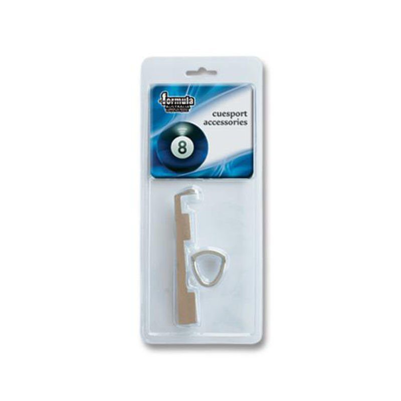 Formula Sports Pool Snooker Billiard Table Cue Tip Tipping Clamp Metal Aluminium - Image 2