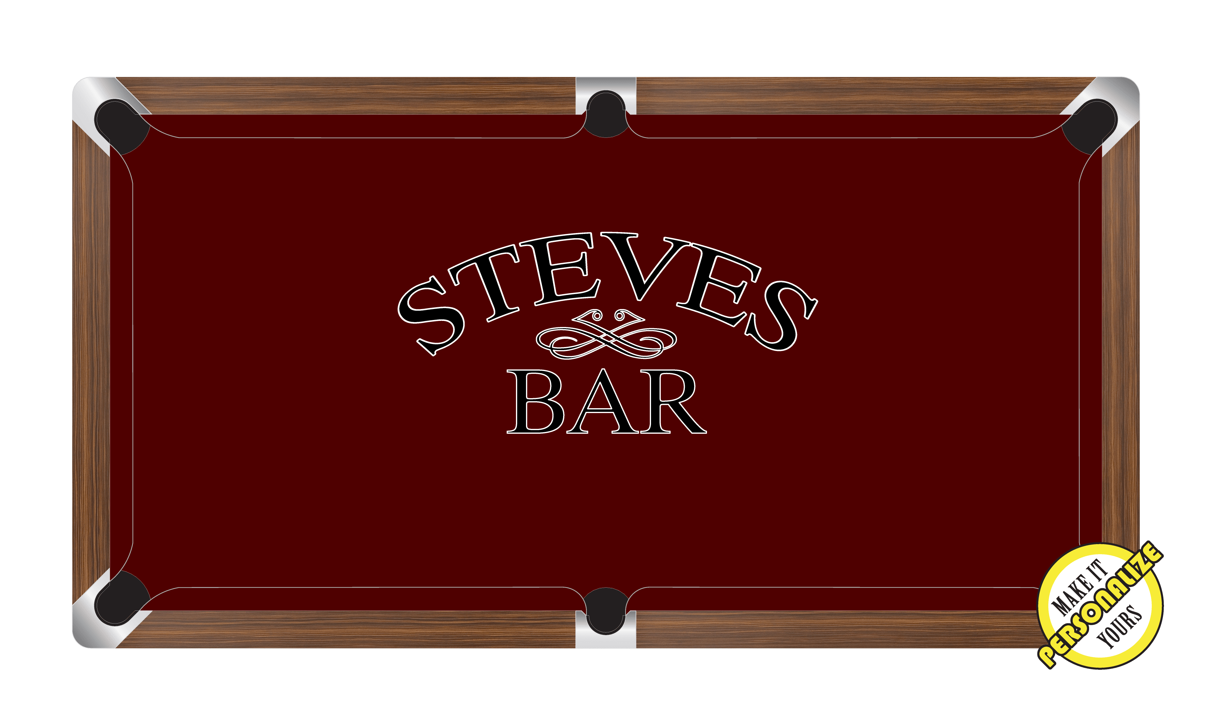 STANDARD BAR PUB Custom Made Printed Pool Snooker Billiard Table Felt Cloth 1 STANDARD BAR PUB Custom Made Printed Pool Snooker Billiard Table Felt Cloth
