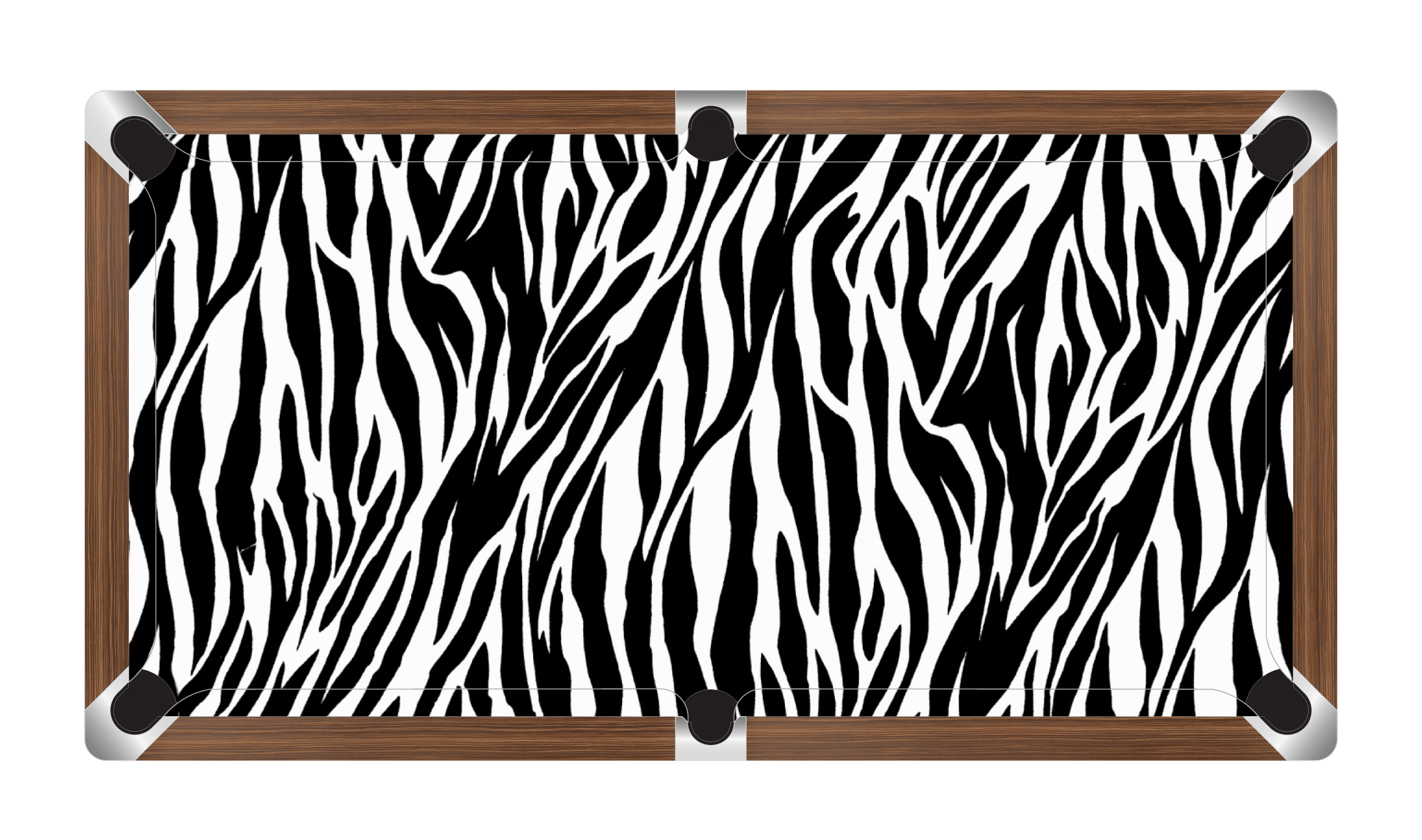 ZEBRA Custom Made Printed Pool Snooker Billiard Table Felt Cloth