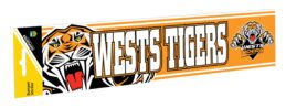 Wests Tigers NRL LOGO Car Bumper Sticker 300mm x 75mm