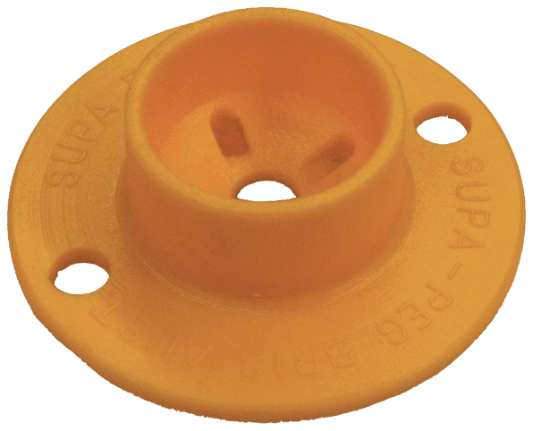SUPA PEG Polypropylene Tent Pole Base Plate Heavy Duty Camping Australian Made