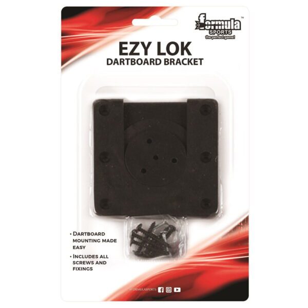 Formula Sports Dartboard Bracket Ezy Lok U Hanging Dartboard on the Wall Easy Install