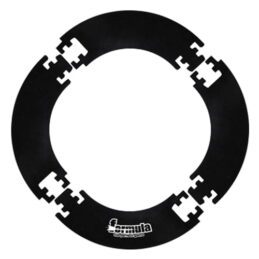 Formula Sports Dartboard Surround BLACK 4 Piece 13cm Width Around your Dart Board