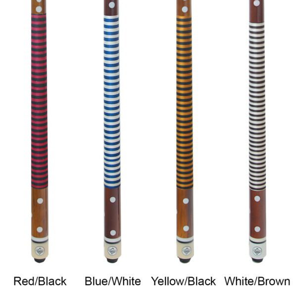 Nylon Wound Grip Timber Pool Snooker Billiard Table Cue YELLOW - Image 3