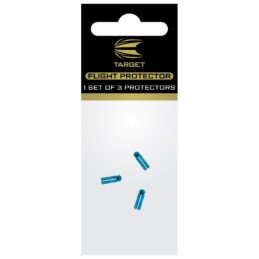 Target Darts Anodized Alloy Aluminium Dart Flight Protectors - Blue