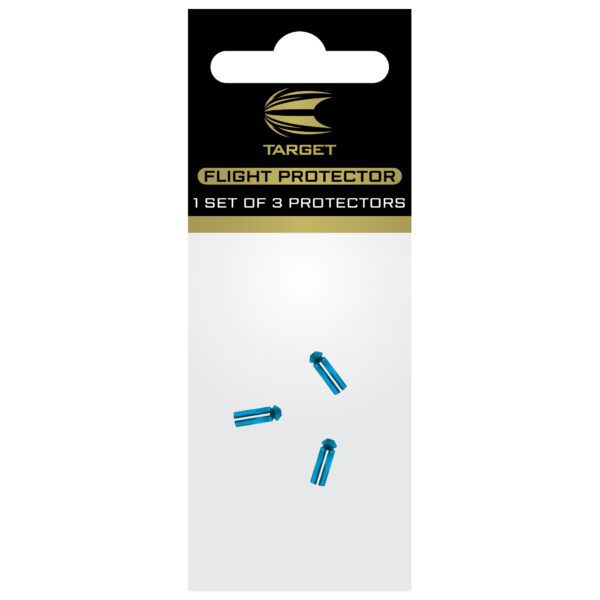 Target Darts Anodized Alloy Aluminium Dart Flight Protectors - Blue