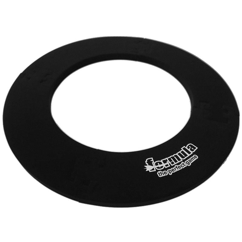 Formula Dartboard Surround BLACK 4 Piece 13cm Width Around your Dart Board