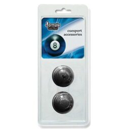 BLACK Pool Snooker Billiard Cue/Table Chalk Holder Rubber Holder VALUE PACK OF 2