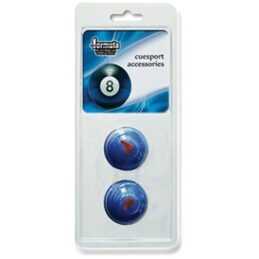 BLUE Pool Snooker Billiard Cue/Table Chalk Holder Rubber Holder VALUE PACK OF 2