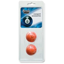 RED Pool Snooker Billiard Cue/Table Chalk Holder Rubber Holder VALUE PACK OF 2