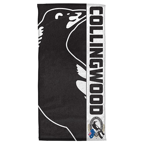 Collingwood Magpies AFL Beach Bath Towel