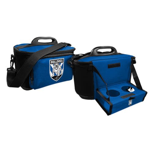 CANTERBURY BULLDOGS NRL DRINK COOLER ESKY CARRY BAG WITH DRINK TRAY/TABLE