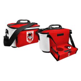 ST GEORGE ILLAWARRA DRAGONS NRL DRINK COOLER ESKY CARRY BAG WITH DRINK TRAY/TABLE