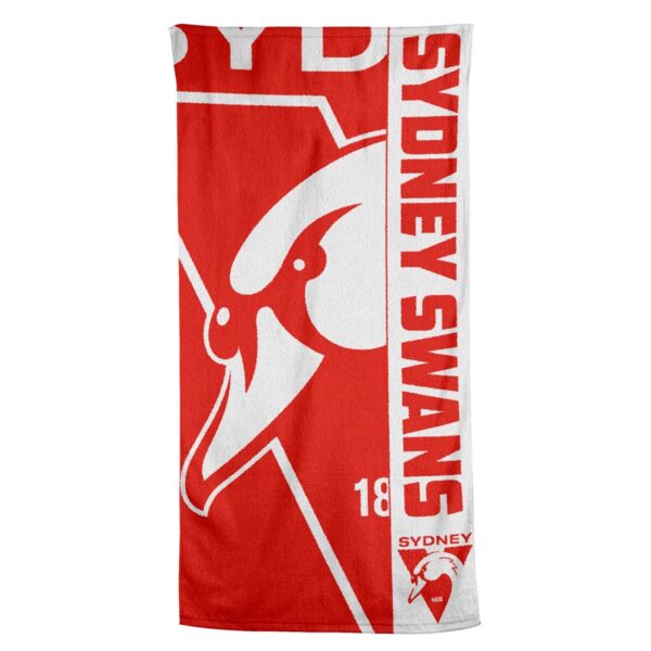 Sydney Swans AFL Beach Bath Towel