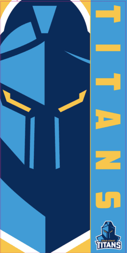 Gold Coast Titans NRL Beach Bath Towel