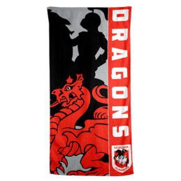 St George Illawarra Dragons NRL Beach Bath Towel