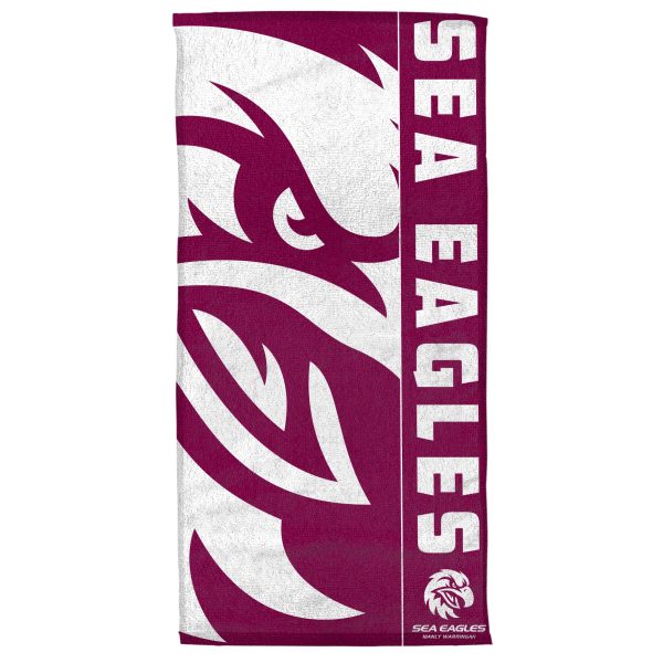 Manly Warringah Sea Eagles NRL Beach Bath Towel