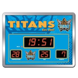 NRL GOLD COAST TITANS SCOREBOARD LED CLOCK