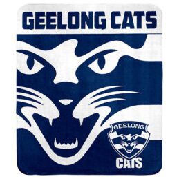Geelong Cats AFL Polar Fleece Rug Blanket
