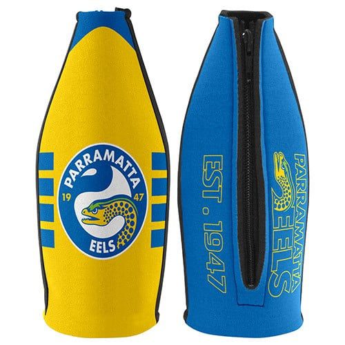 Parramatta Eels TALLIE LONG NECK Beer Wine Bottle Zip Cooler (includes Carry Strap) 1 Parramatta Eels TALLIE LONG NECK Beer Wine Bottle Zip Cooler (includes Carry Strap)