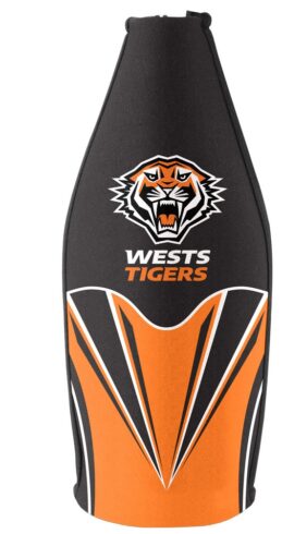 Wests Tigers TALLIE LONG NECK Beer Wine Bottle Zip Cooler (includes Carry Strap)