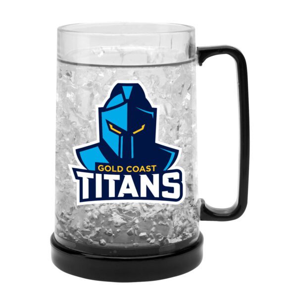 Gold Coast Titans NRL Freeze Beer Stein Frosty Mug Cup