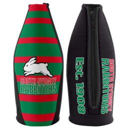 South Sydney Rabbitohs TALLIE LONG NECK Beer Wine Bottle Zip Cooler (includes Carry Strap)