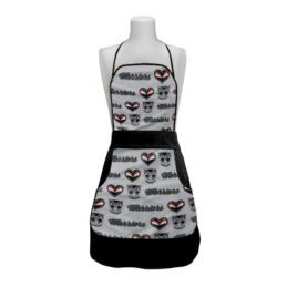 New Zealand NZ Warriors NRL Retro Ladies Apron Mothers Day Gift Kitchen Cooking BBQ