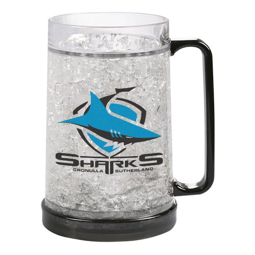 Cronulla Sharks NRL Freeze Beer Stein Frosty Mug Cup