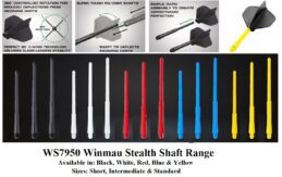Winmau STEALTH DART SHAFTS Set of 3