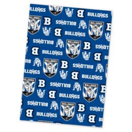 Canterbury Bulldogs NRL Rugby League Wrapping Paper Gift Wrap