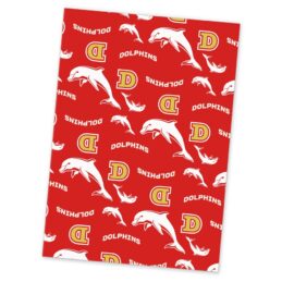 Redcliffe Dolphins NRL Rugby League Wrapping Paper Gift Wrap