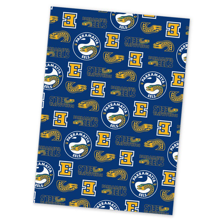 Parramatta Eels NRL Rugby League Wrapping Paper Gift Wrap 1 Parramatta Eels NRL Rugby League Wrapping Paper Gift Wrap