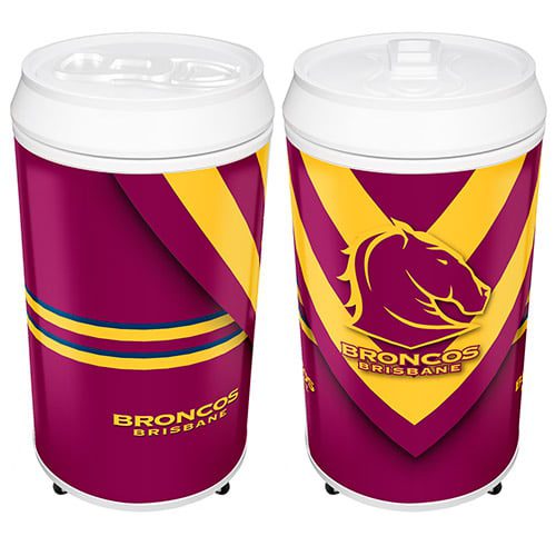 Brisbane Broncos NRL Cooler Can 40 Litre Bar Fridge 1 Brisbane Broncos NRL Cooler Can 40 Litre Bar Fridge