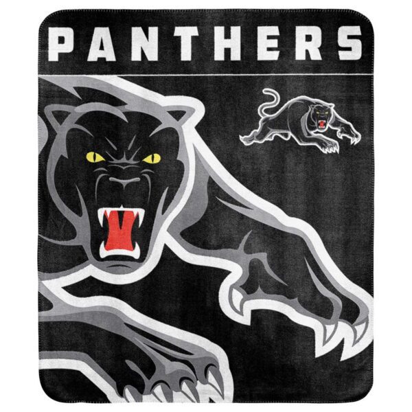 Penrith Panthers NRL Polar Fleece Rug Blanket