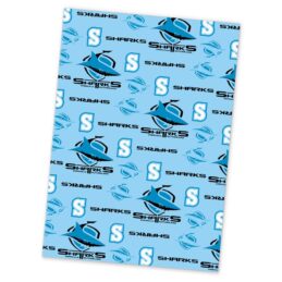 Cronulla Sharks NRL Rugby League Wrapping Paper Gift Wrap