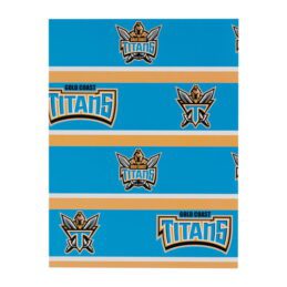 Gold Coast Titans NRL GIFT WRAP Wrapping Paper
