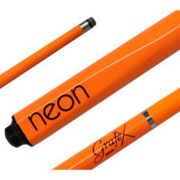 GRAFEX Pool Snooker Billiard Cue NEON ORANGE Graphite multi-weight system