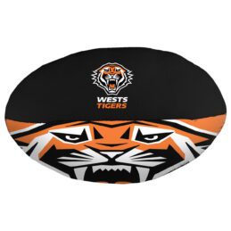 Wests Tigers NRL Plush Football Ball Soft Sublimated Team Jersey Print