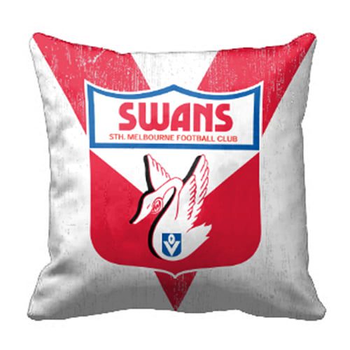 Sydney Swans AFL Cushion Canvas fabric indoor outdoor Pillow