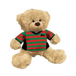 South Sydney Rabbitohs NRL Plush Teddy Bear Sublimated 2017 Team Jersey