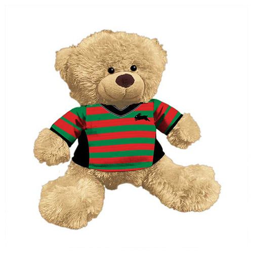 South Sydney Rabbitohs NRL Plush Teddy Bear Sublimated 2017 Team Jersey