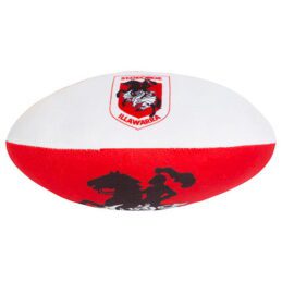 St George Illawarra Dragons NRL Plush Football Ball Soft Sublimated 2017 Team Jersey Print