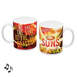 Gold Coast Suns AFL MUSICAL Coffee Mug Cup 330ml