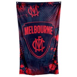 Melbourne Demons AFL Aussie Rules Football Cape Wall Flag Banner