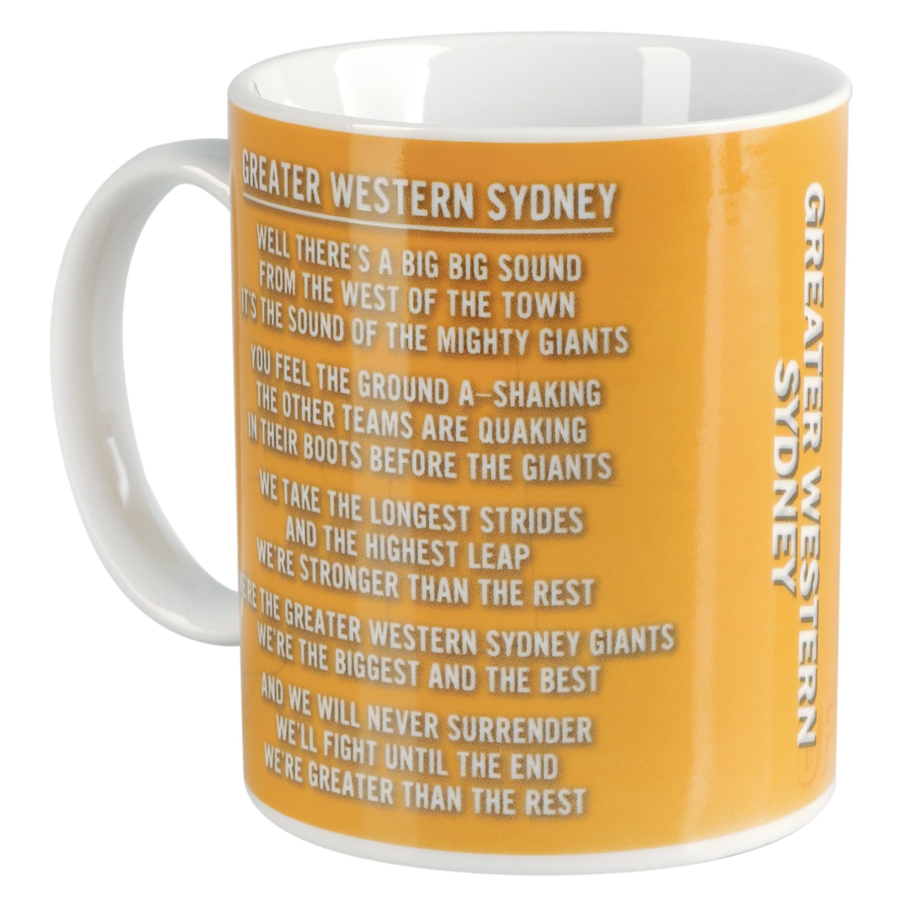 Gold Coast Suns AFL Coffee Mug with Team Song 330ml