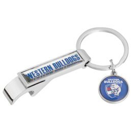 Western Bulldogs AFL Can & Bottle Opener Key Ring